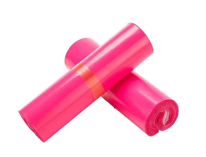 布拖玫红色快递袋-02